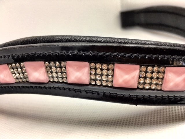 Patent leather browband