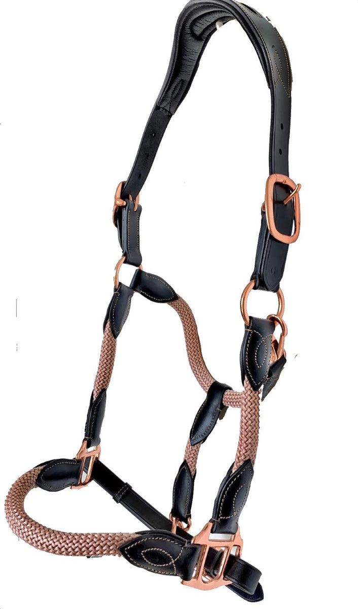 LEATHER Rope Combo Halter