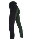 Ladies Two-Tone Jodhpurs - Various Colours - Only Grey on Sale